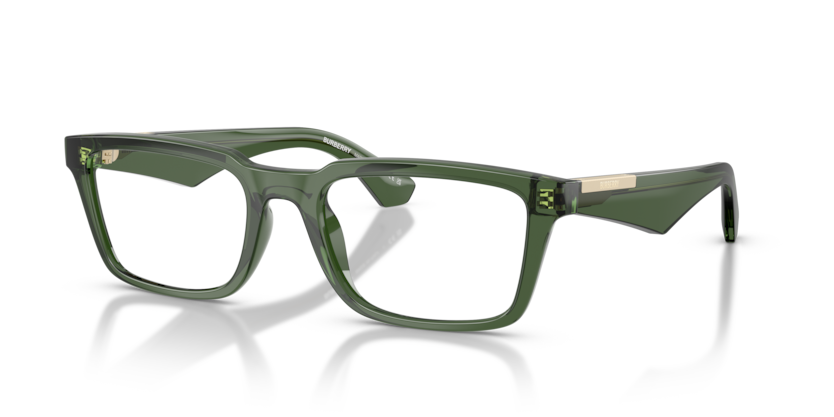 BURBERRY PLASTIC RECTANGLE GREEN FULL FRAME