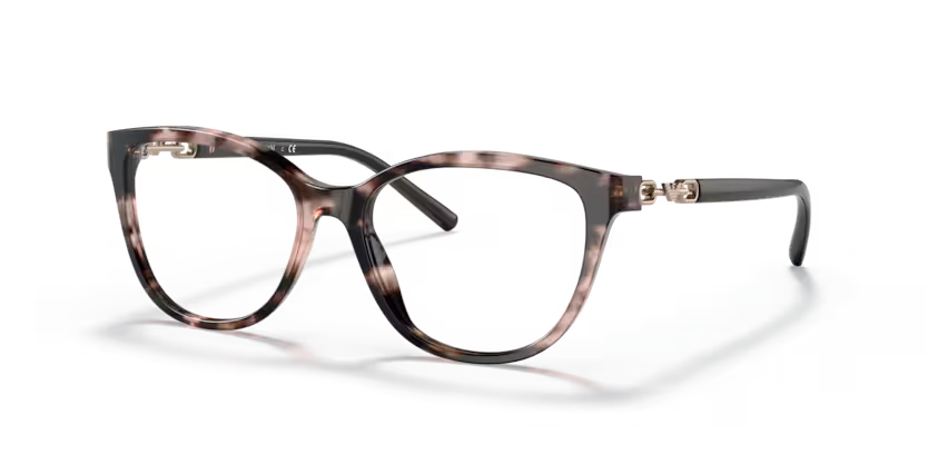 EMPORIO ARMANI PLASTIC SQUARE PINK HAVANA FULL FRAME