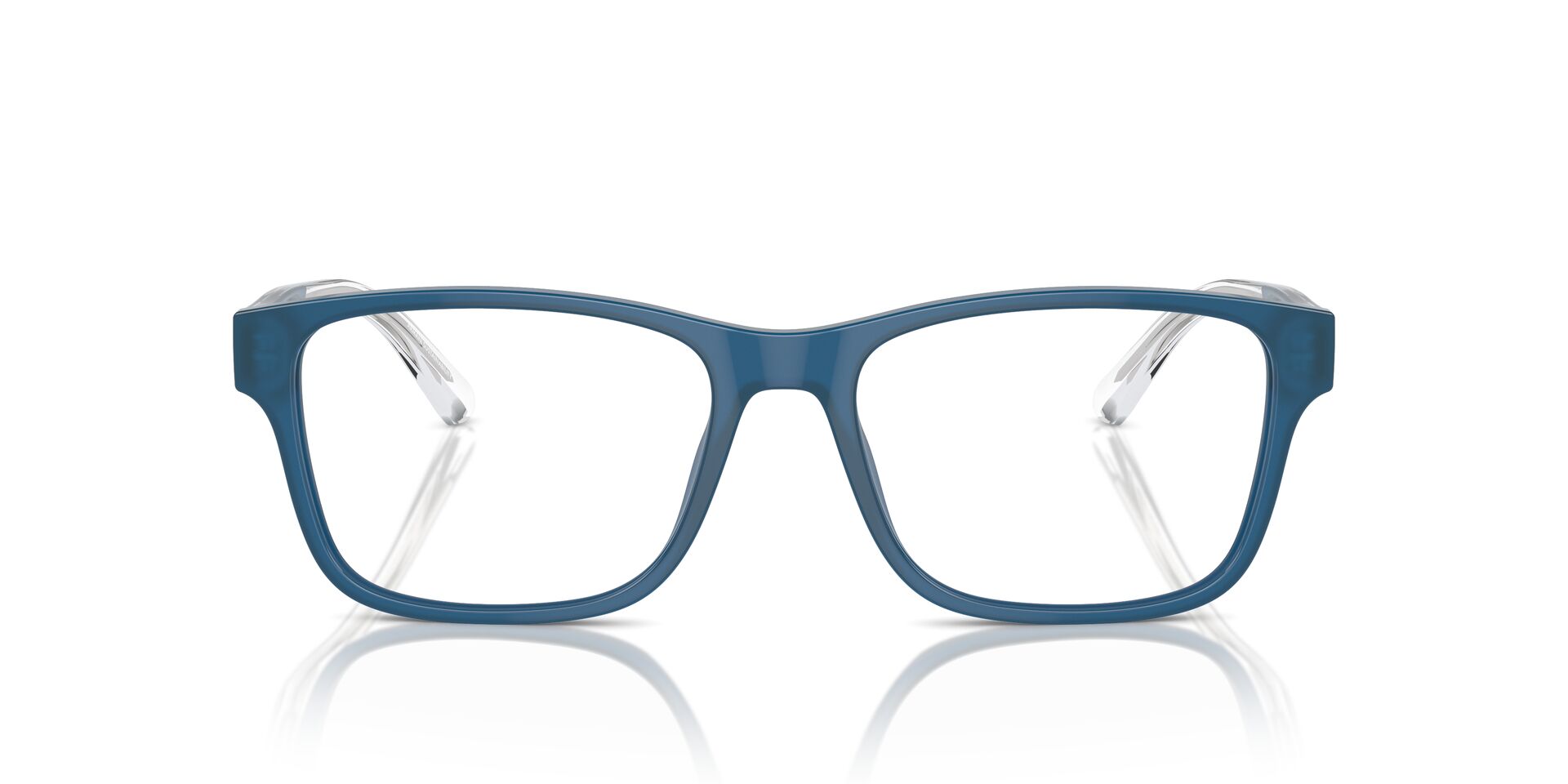 EMPORIO ARMANI BLUE RECTAGLE PLASTIC FULL FRAME