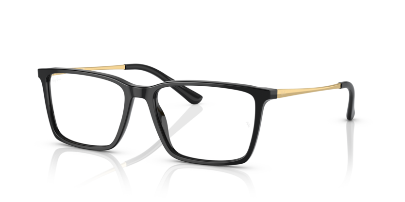 RAYBAN PLASTIC BLACK SQUARE FULL FRAME