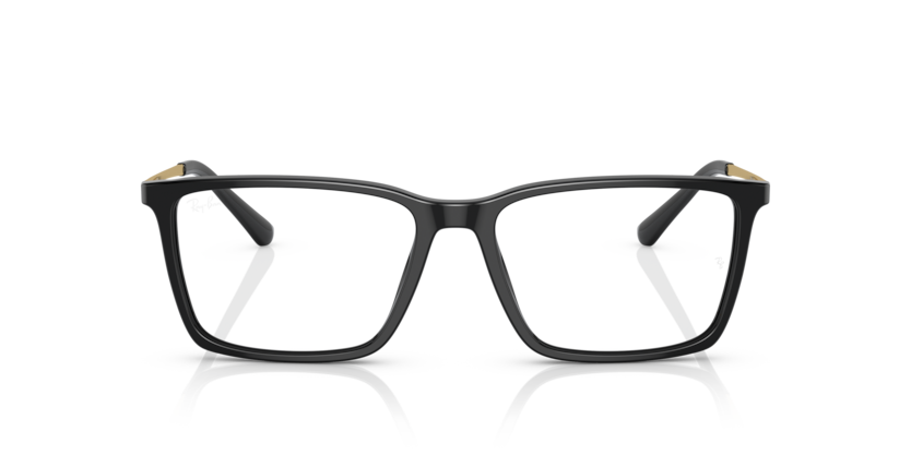RAYBAN PLASTIC BLACK SQUARE FULL FRAME