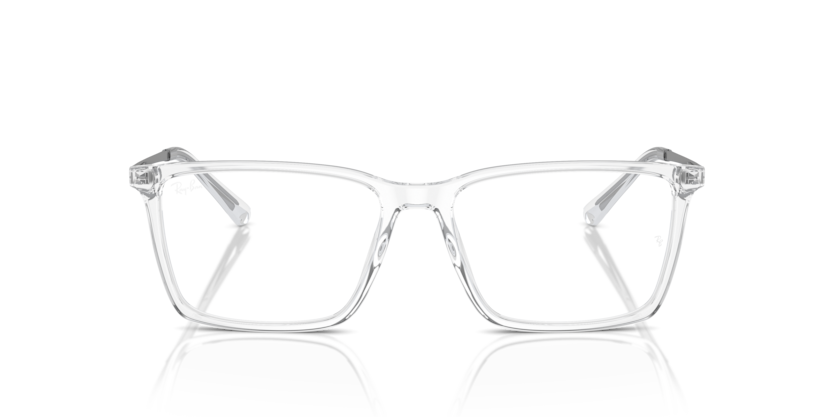 RAYBAN PLASTIC TRANSPARENT SQUARE FULL FRAME