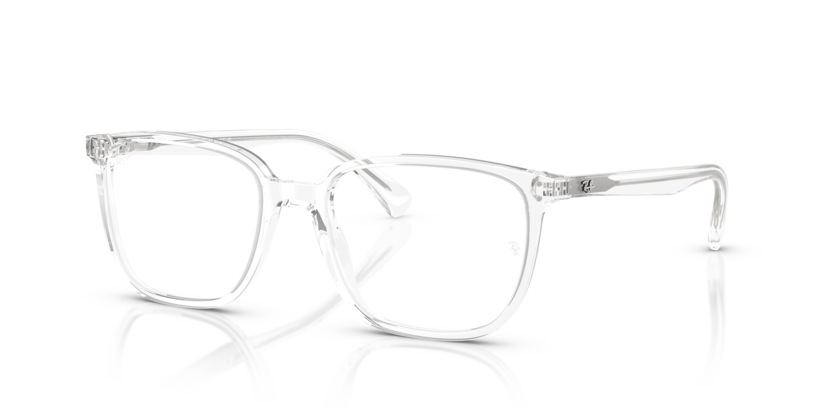 RAYBAN PLASTIC TRANSPARENT SQUARE FULL FRAME