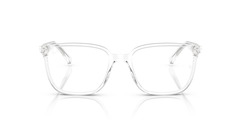 RAYBAN PLASTIC TRANSPARENT SQUARE FULL FRAME