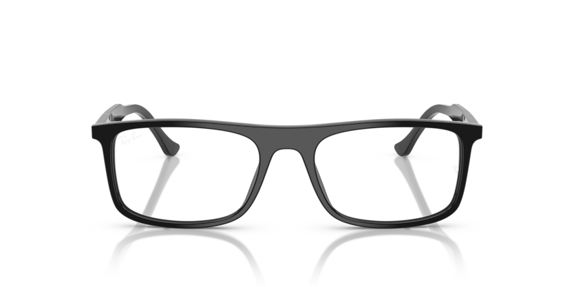 RAYBAN PLASTIC RECTANGLE BLACK FULL FRAME