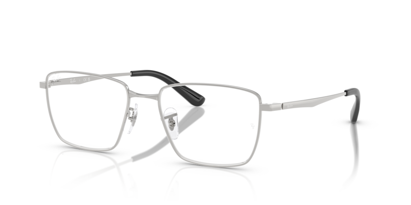 RAYBAN METAL SQUARE SILVER FULL FRAME