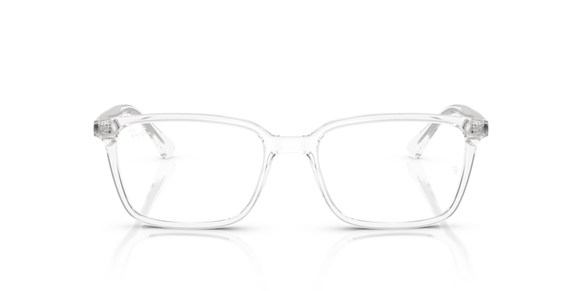 RAYBAN PLASTIC SQUARE TRANSPARENT FULL FRMAE