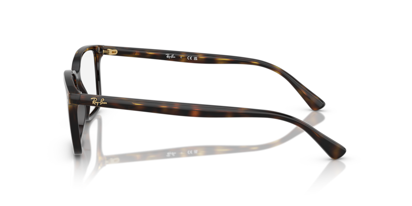 RAYBAN PLASTIC RECTANGLE HAVANA FULL FRAME