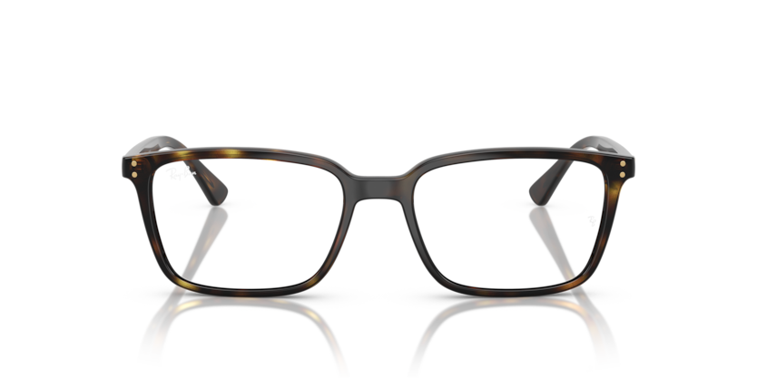 RAYBAN PLASTIC RECTANGLE HAVANA FULL FRAME