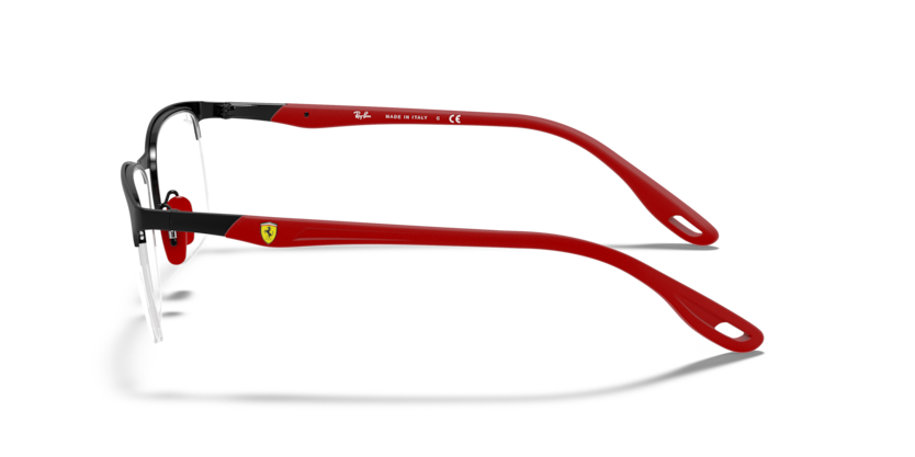 RAYBAN FERRARI METAL MATTE BLACK SEMI RIM FRAME