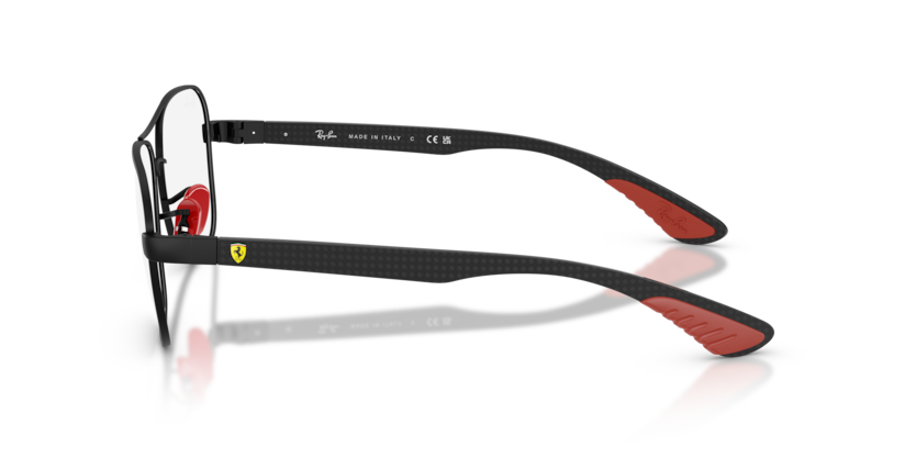 RAYBAN FERRARI METAL DB SQUARE MATTE BLACK FULL FRAME