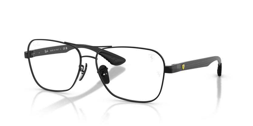 RAYBAN FERRARI METAL DB SQUARE BLACK FULL FRAME