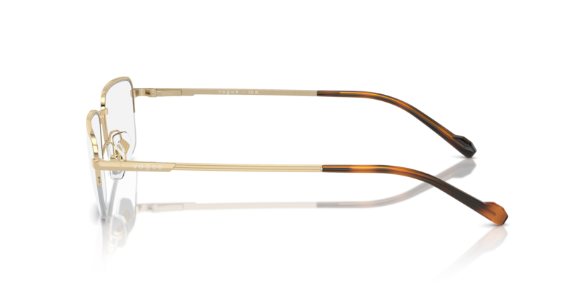 VOGUE METAL HALF RIM SQUARE FRAME