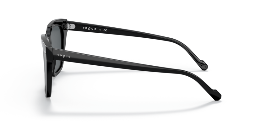 VOGUE PLASTIC BITTERFLT BLACK SUNGLASS
