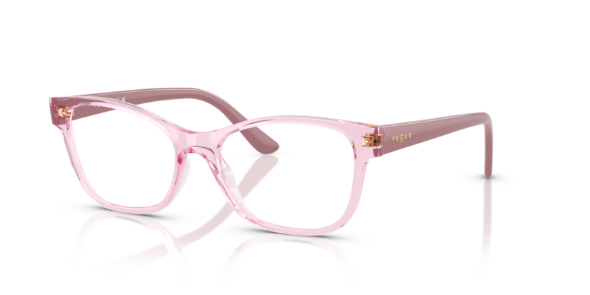 VOGUE PLASTIC SQUARE TRANSPARENT VIOLET FULL FRAME