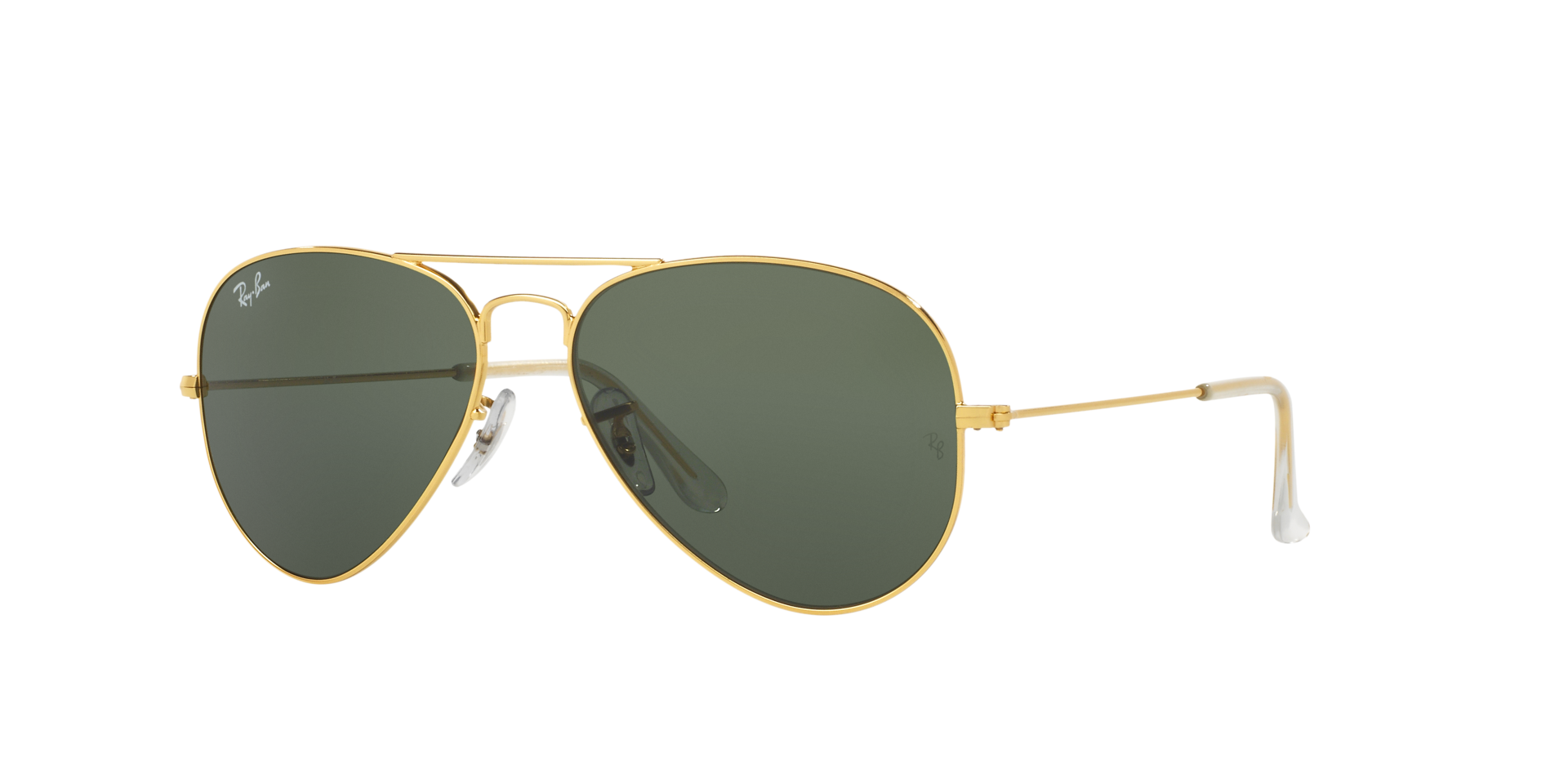 RAYBAN METAL GOLDEN G 15 DB AVIATOR SUNGLASS