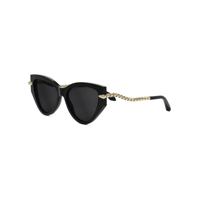 BVLGARI PLASTIC CATEYE BLACK FULL SUNGLASS