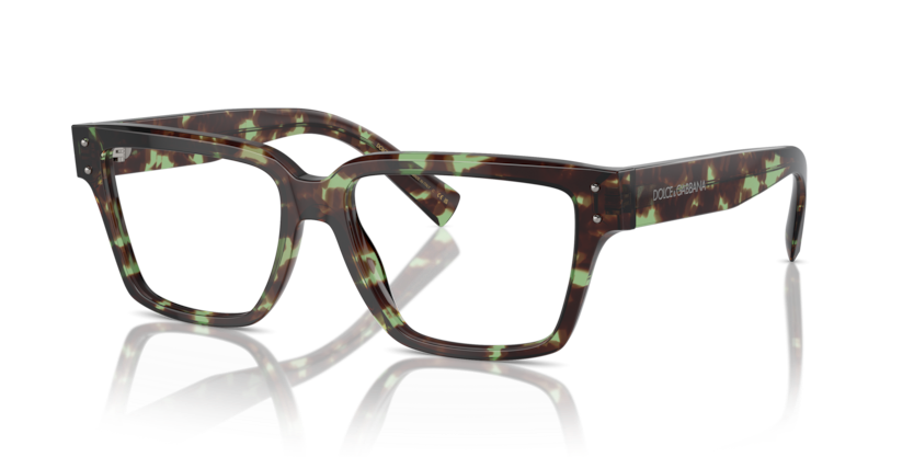 DOLCE & GABBANA PLASTIC SQUARE HAVANA FULL FRAME