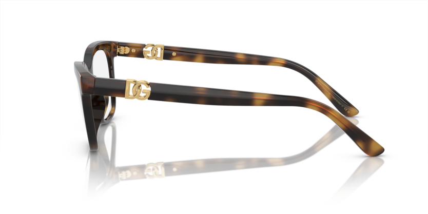 DOLCE AND GABBANA HAVANA PLASTIC FULL FRAME