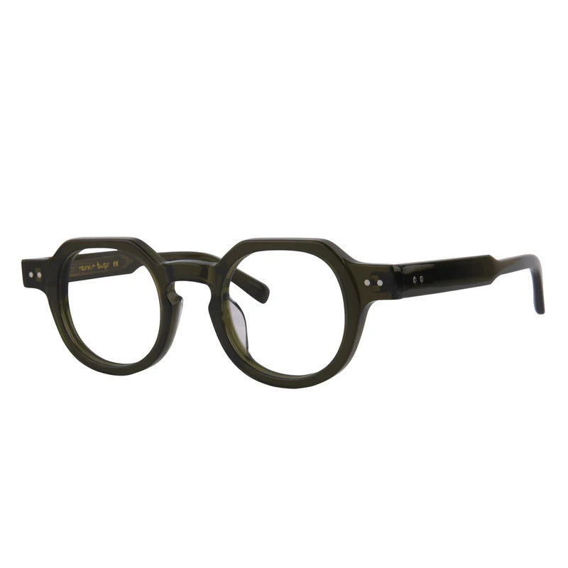 ROSVIN BUGS PLASTIC OLIVE GREEN ROUND FULL FRAME