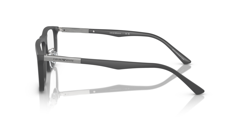 EMPORIO ARMANI PLASTIC MATTE GRY FULL FRAME