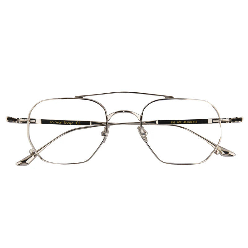 ROSVIN BUGS METAL DB SQUARE SILVER FULL FRAME