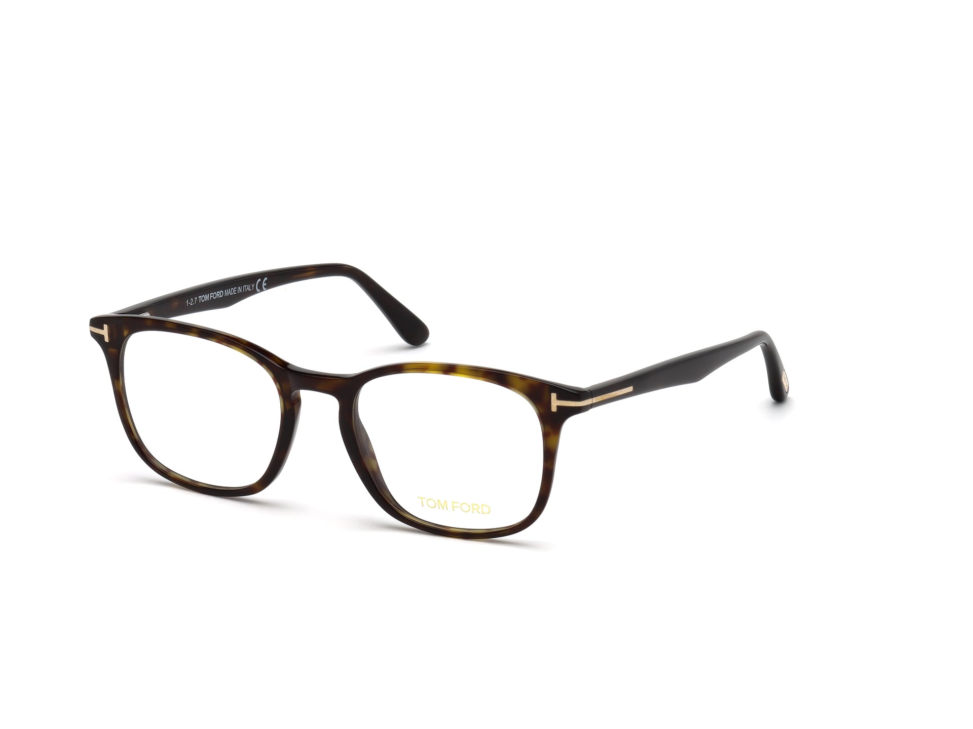 TOM FORD PLASTIC HAVANA SQUARE FULL FRAME