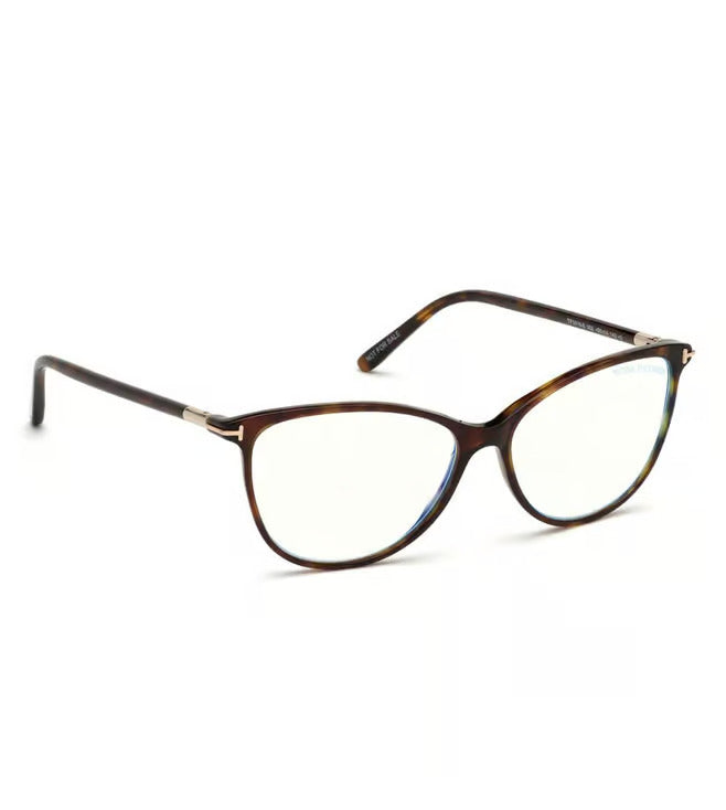 TOM FORD PLASTIC HAVANA CATEYE FULL FRAME