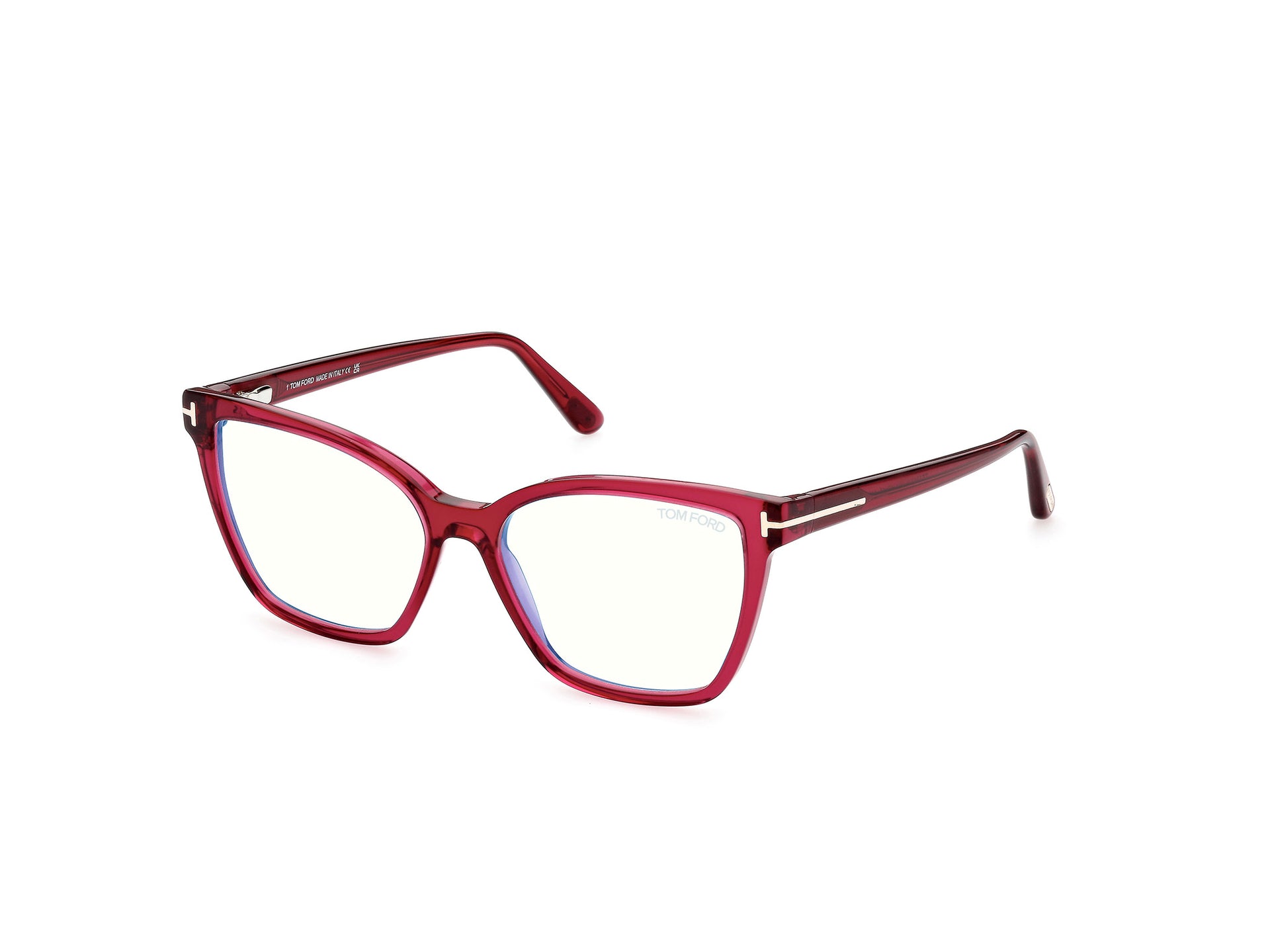 TOM FORD PLASTIC RUBY CATEYE FULL FRAME