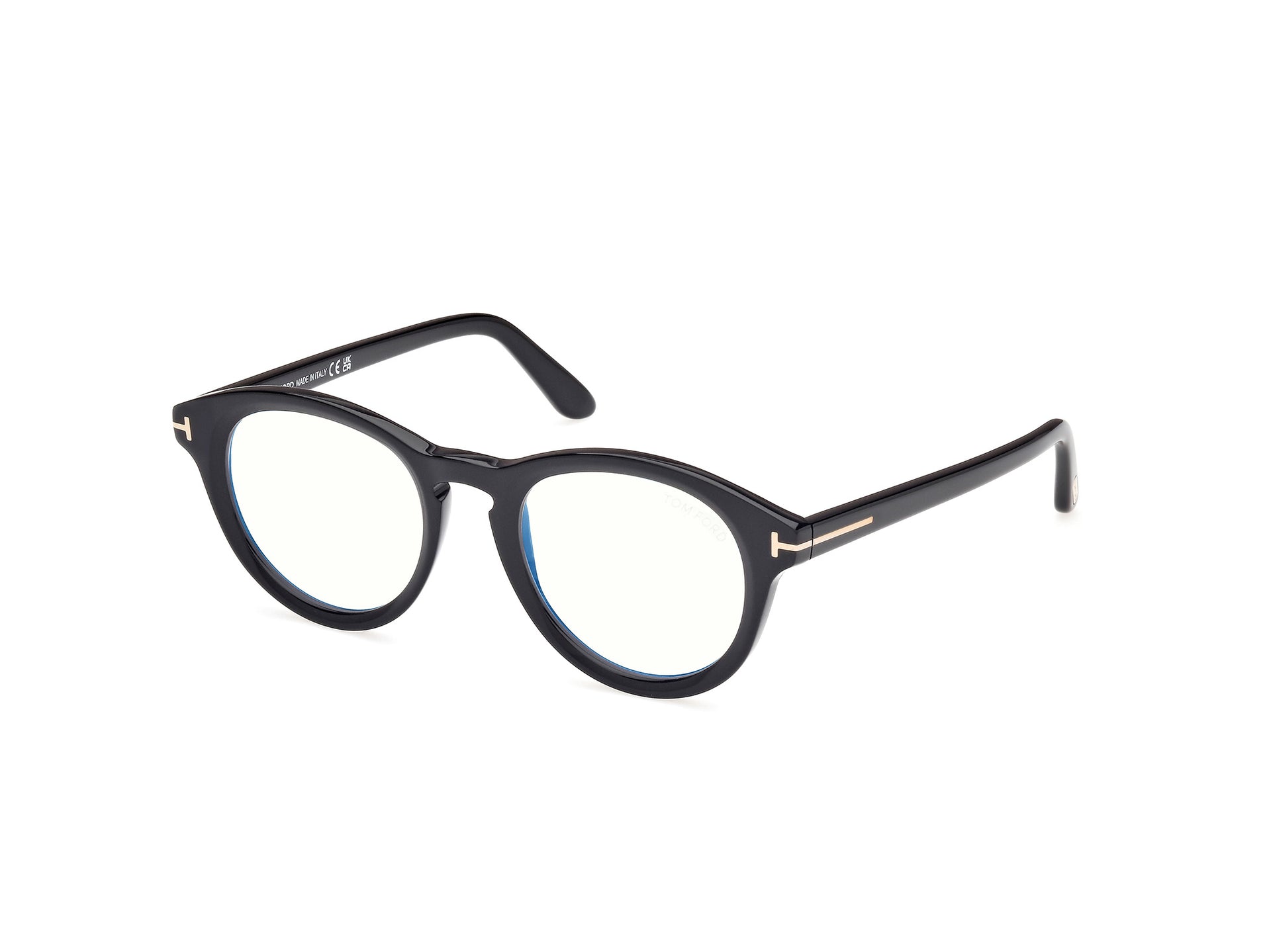 TOM FORD PLASTIC ROUND BLACK FULL FRAME