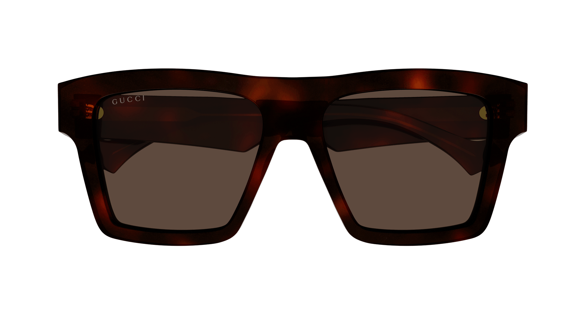 GUCCI HAVANA SQUARE PLASTIC SUNGLASS