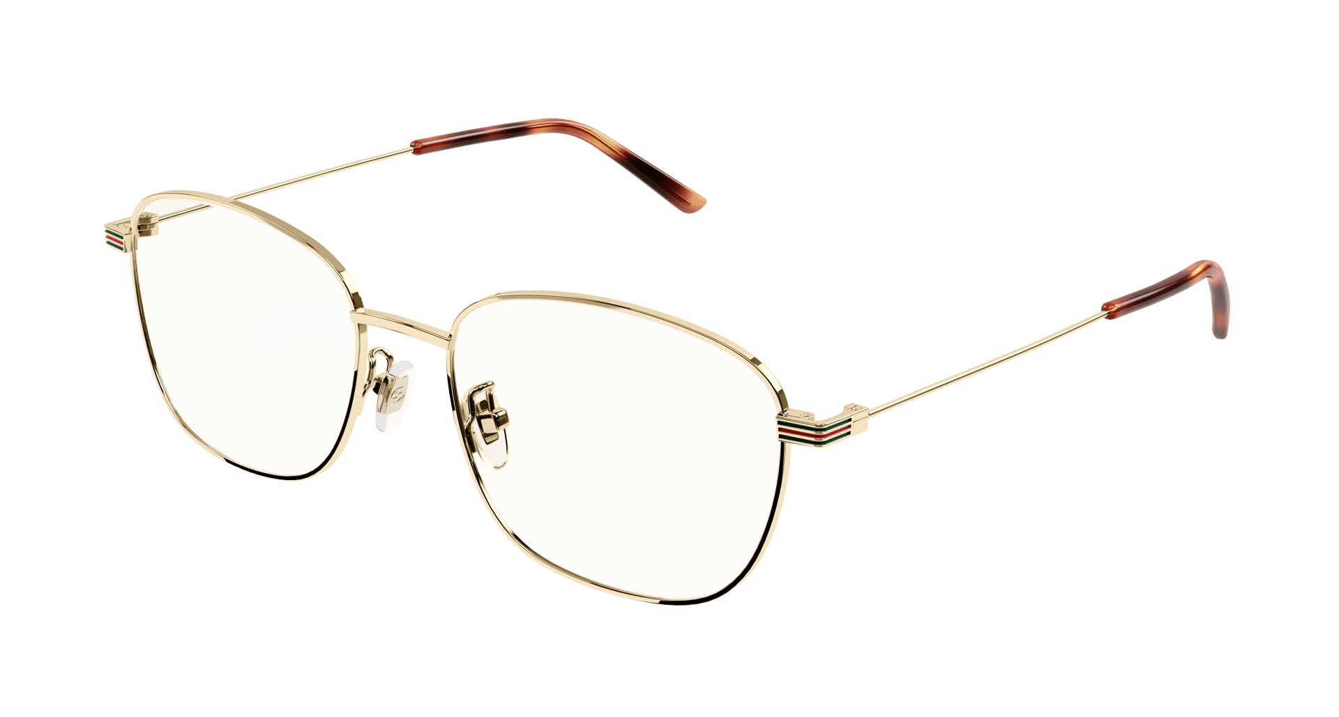 GUCCI METAL SQUARE GOLD FULL FRAME