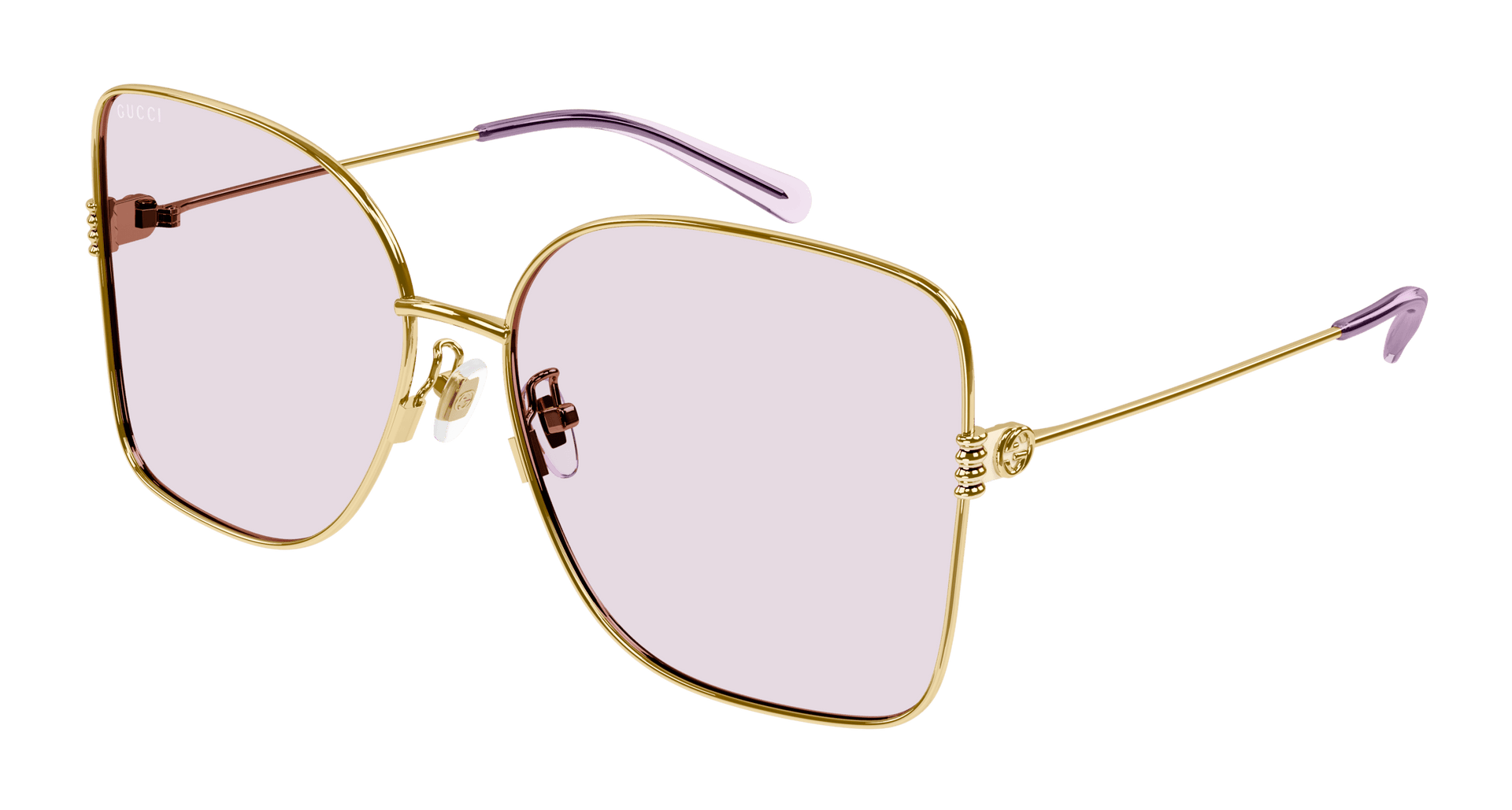 GUCCI METAL BUTERFLY GOLD SUNGLASS