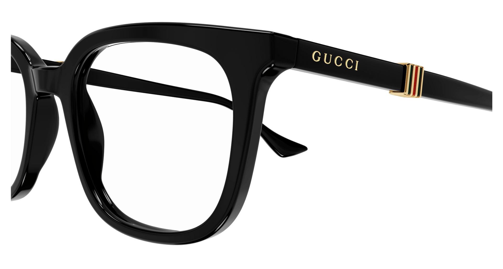 GUCCI PLASTIC BLACK SQUARE FULL FRAME