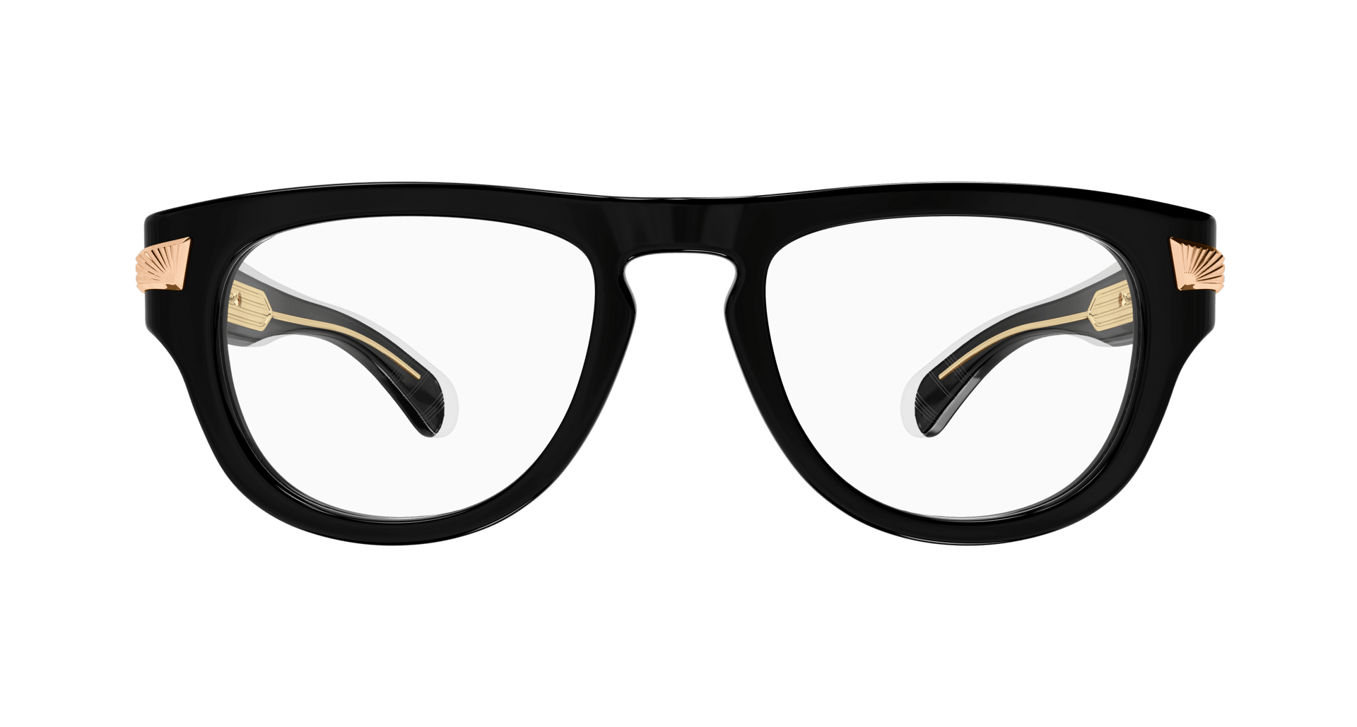 GUCCI PLASTIC ROUND BLACK FULL FRAME