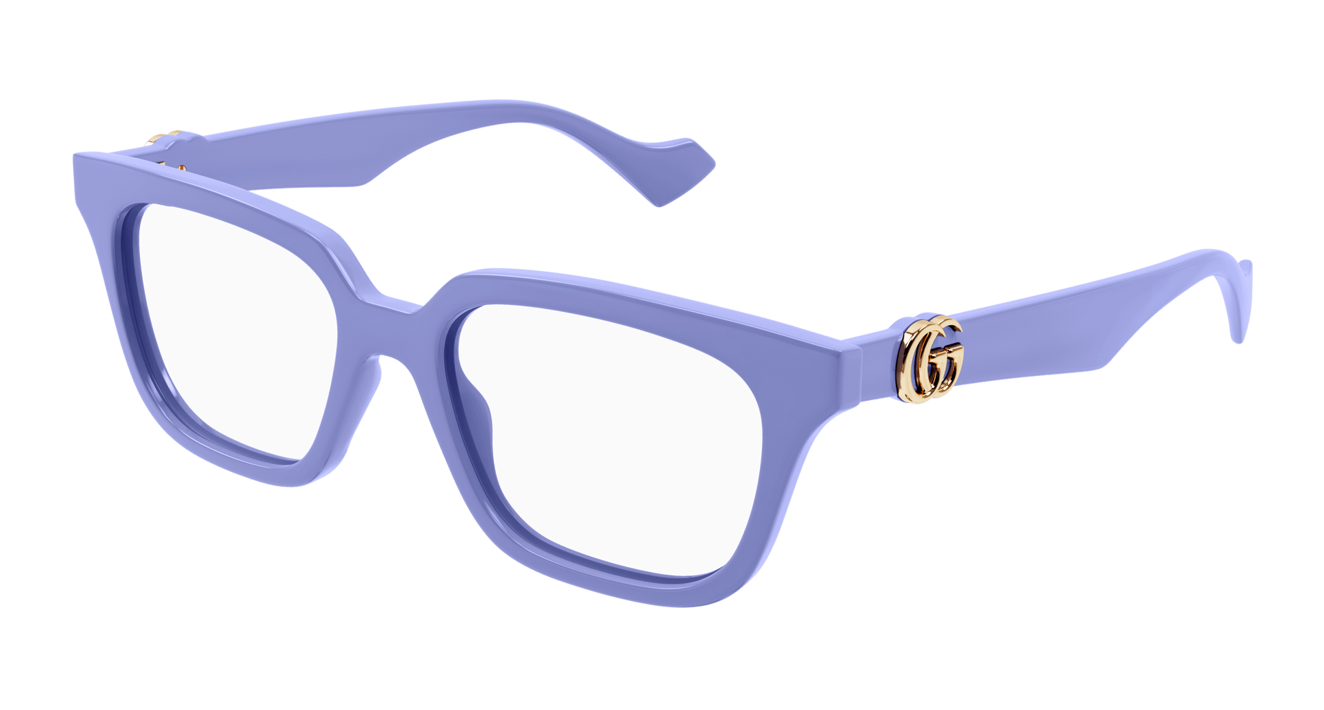 GUCCI PLASTIC VIOLET SQUARE FULL FRAME