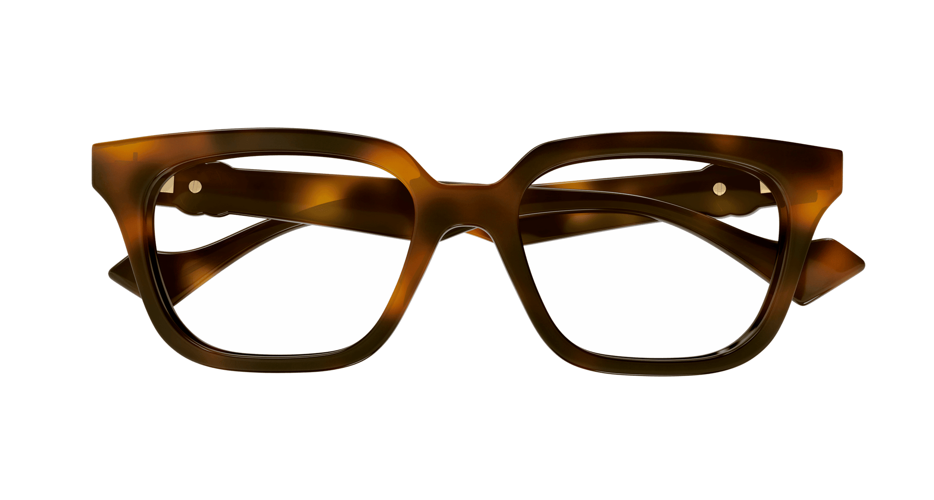 GUCCI PLASTIC SQUARE HAVANA FULL FRAME