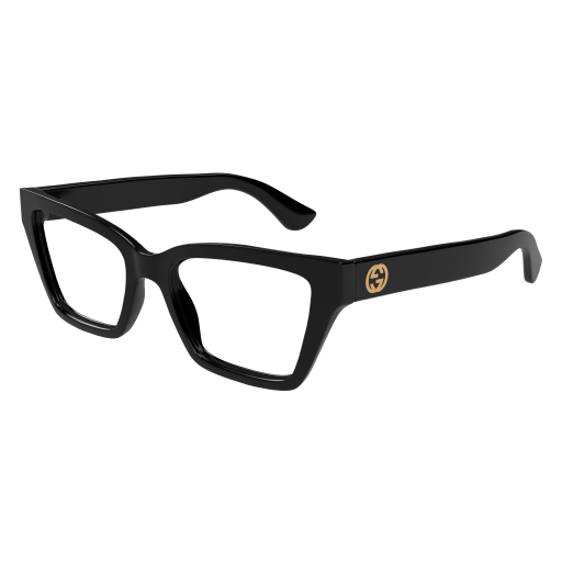 GUCCI PLASTIC BLACK CATEYE FULL FRAME