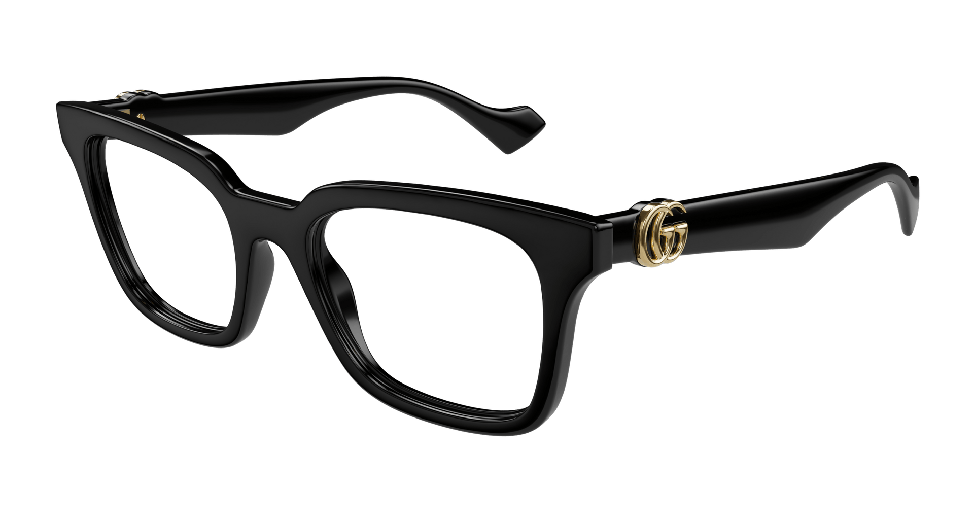 GUCCI PLASTIC SQUARE BLACK FULL FRAME