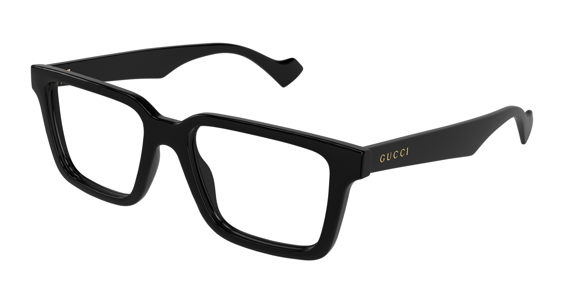 GUCCI PLASTIC SQUARE BLACK FULL FRAME
