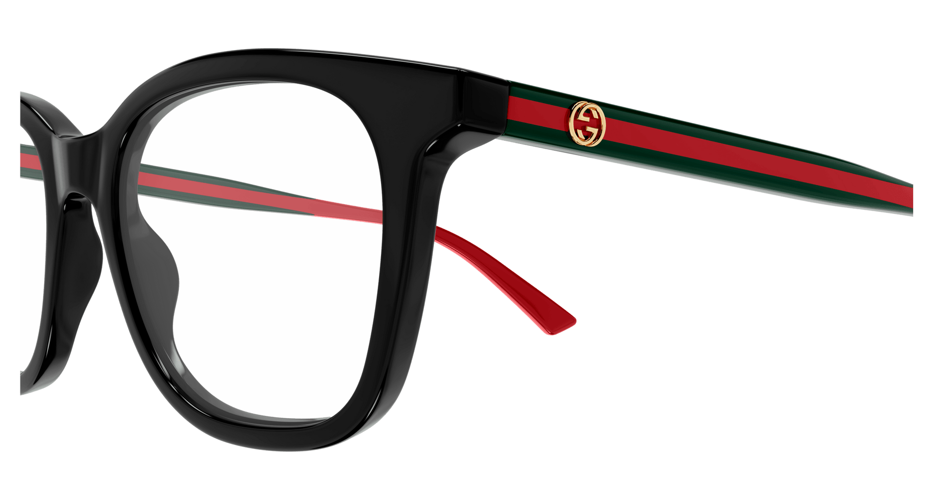 GUCCI PLASTIC BLACK SQUARE FULL FRAME