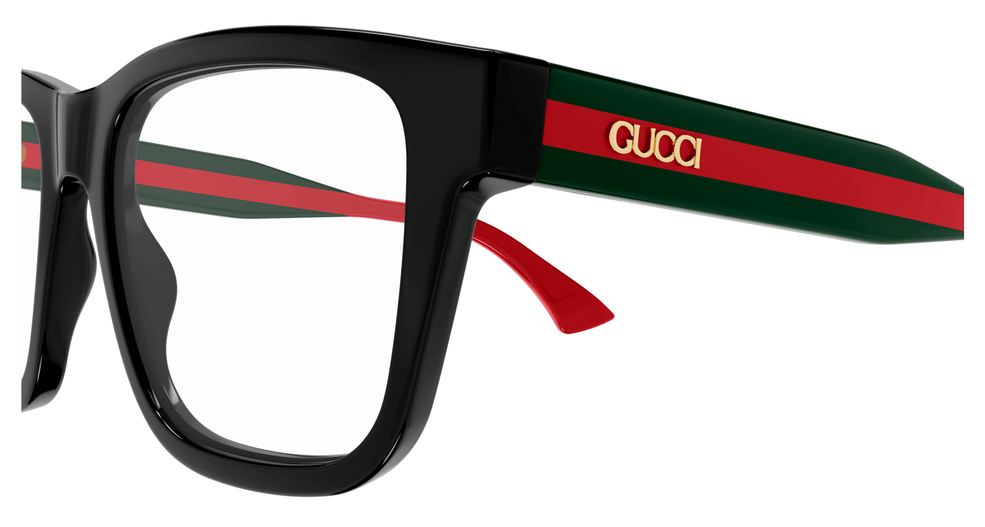 GUCCI PLASTIC SQUARE BLACK FULL FRAME