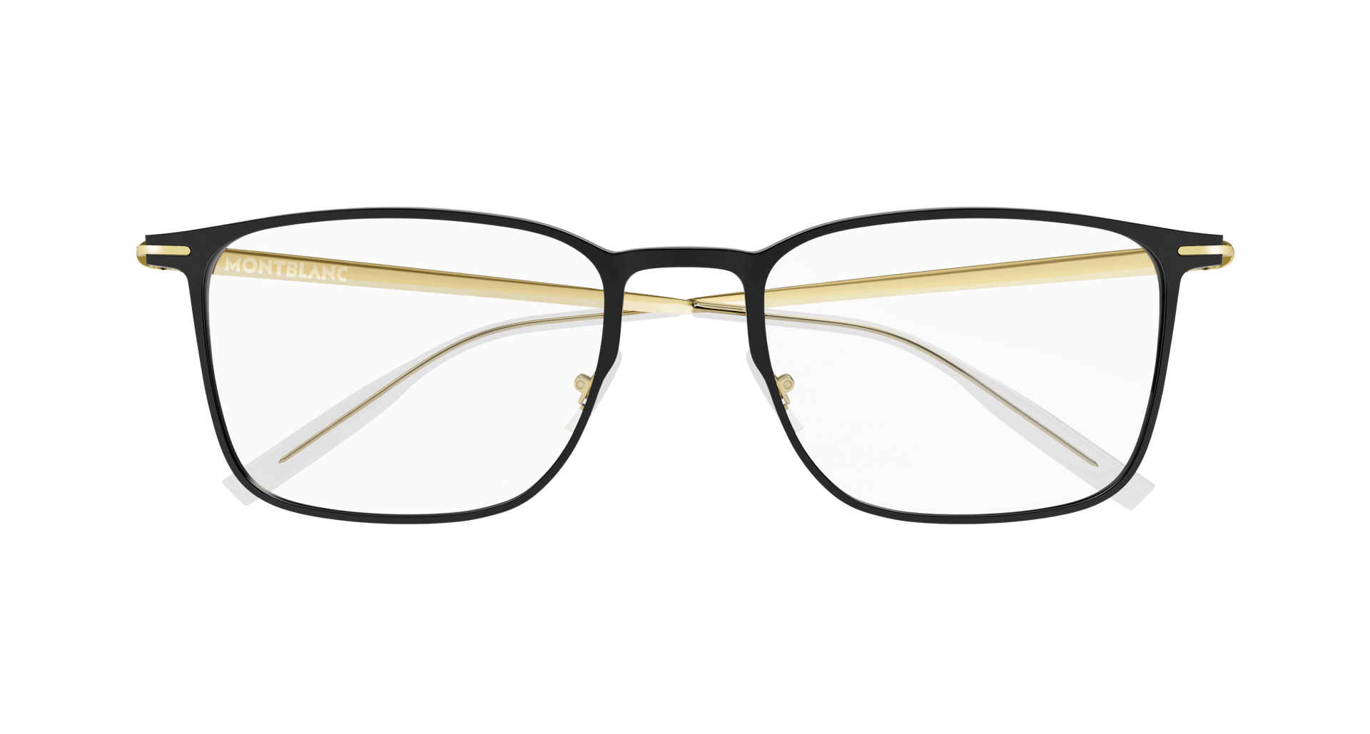 MONT BLANC BLACK WITH GOLD FULL TITANIUM FRAME