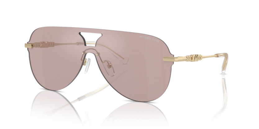 MICHAEL KORS METAL AVIATOR RIMLESS SUNGLASS