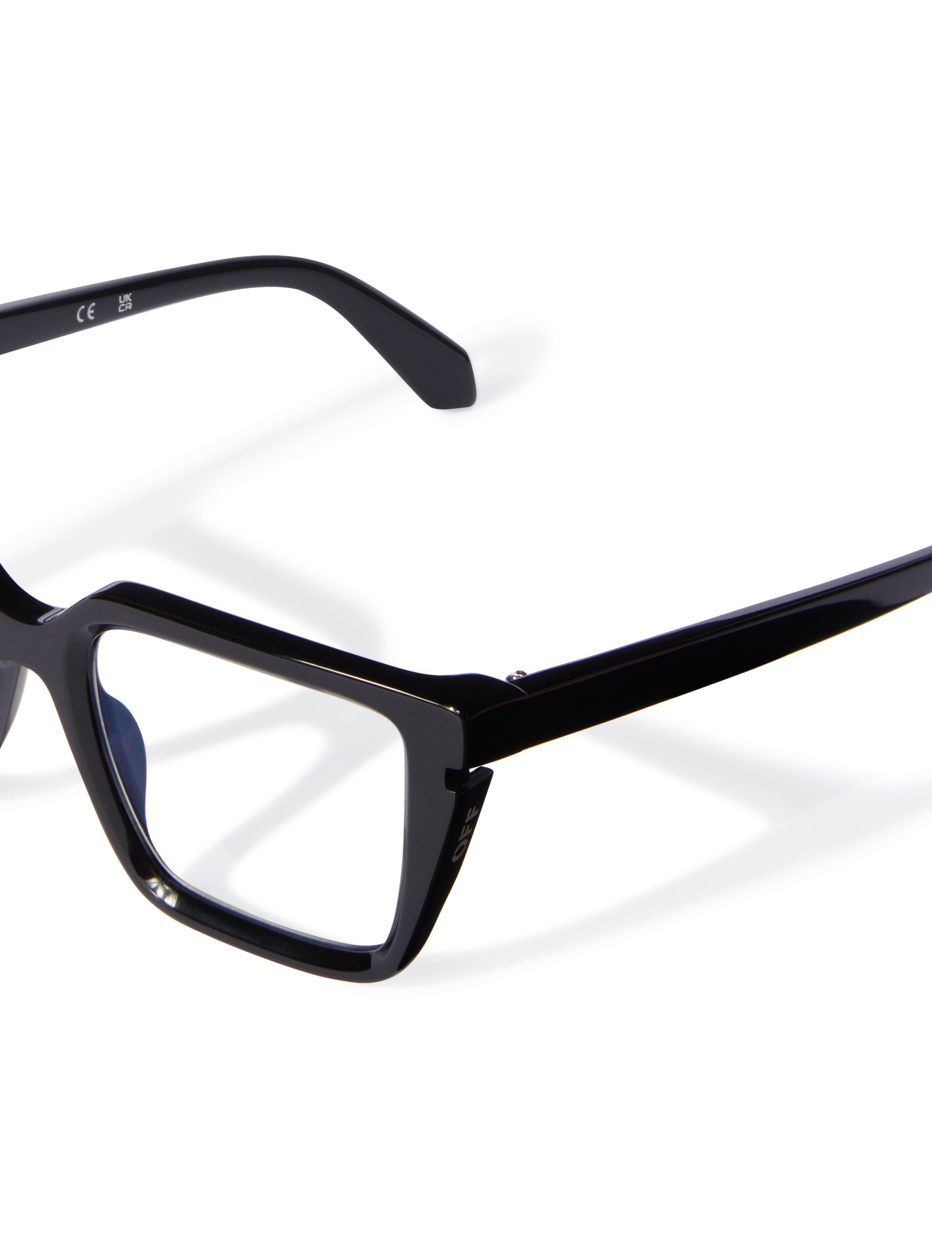 OFF WHITE PLASTIC SQUARE BLACK FULL FRAME