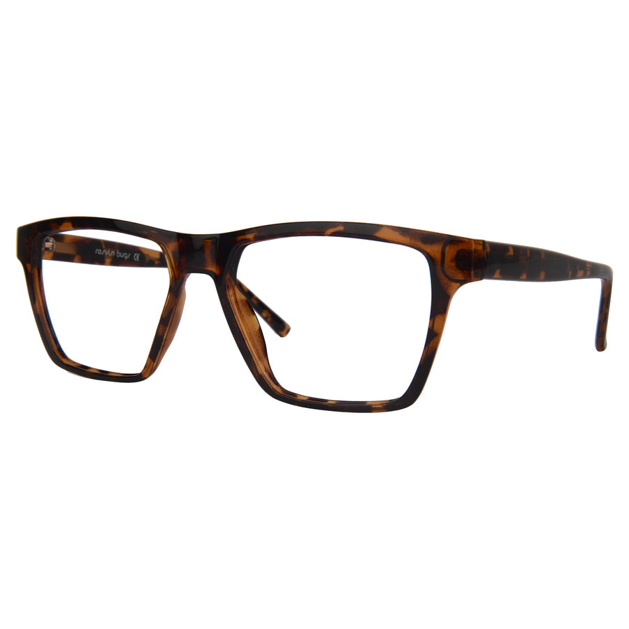 ROSVIN BUGS PLASTIC SQUARE HAVANA FULL FRAME