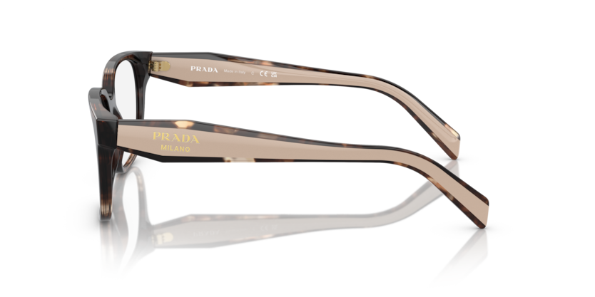 PRADA PLASTIC SQUARE HAVANA FULL FRAME