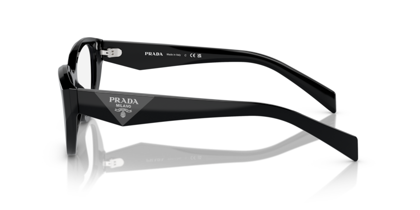 PRADA PLASTIC CATEYE BLACK FULL FRAME