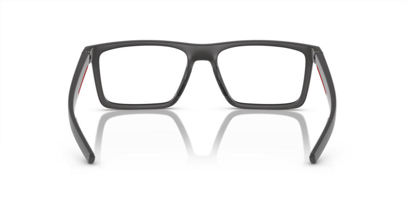 PRADA PLASTIC RECTANGLE MATTE GRY FULL FRAME