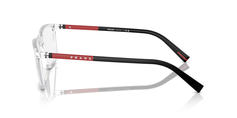 PRADA PLASTIC CLEAR TRANSPERENT RECTANGLE FULL FRAME